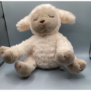Plush Lamb baby Sound Machine Heartbeat Rain Song Swaddle Me